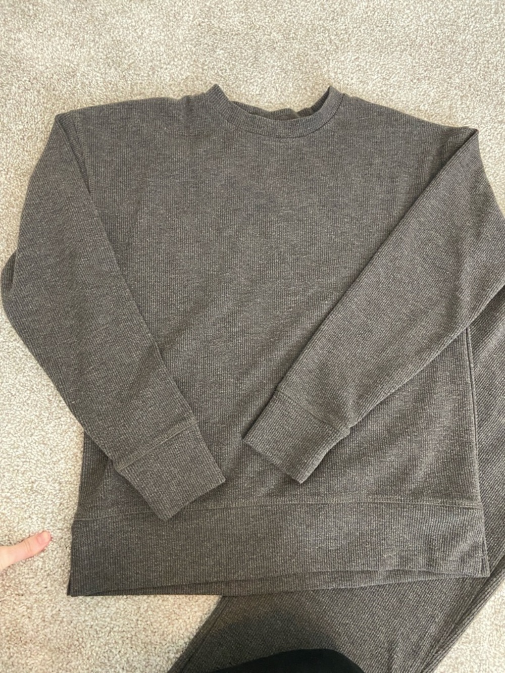 Jockey Brown Cozy Knit Loungewear Set - Sweatshirt & Drawstring Pants π€π«Άπ» - Picture 3 of 12